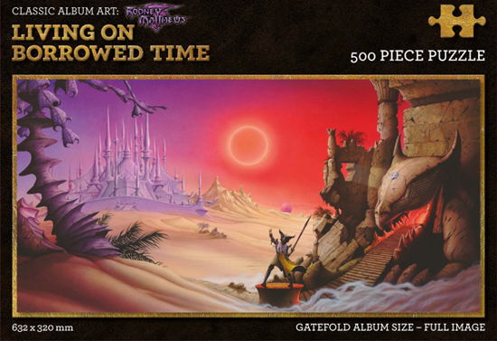 Living on Borrowed Time (500 Piece Puzzle) - Rodney Matthews - Brætspil - BLACK CROW - 5065012719031 - 6. oktober 2022