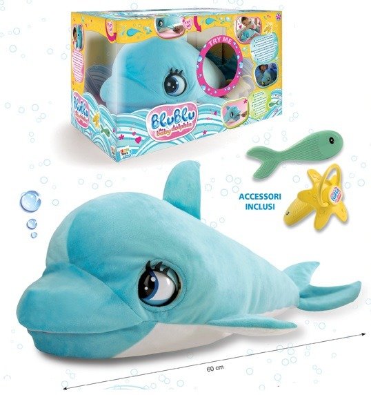 Cover for Imc Toys · 7031im - Blublu Der Baby-delfin - Interaktiv - 45 Cm (Legetøj)