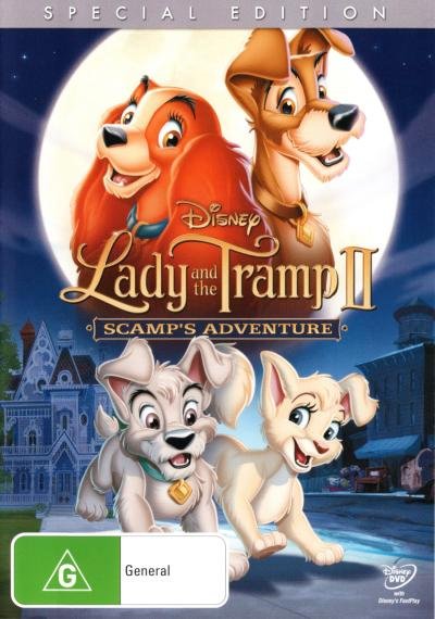 Cover for Lady And The Tramp2: Scamp's Adventure (region 4) (DVD) (2014)