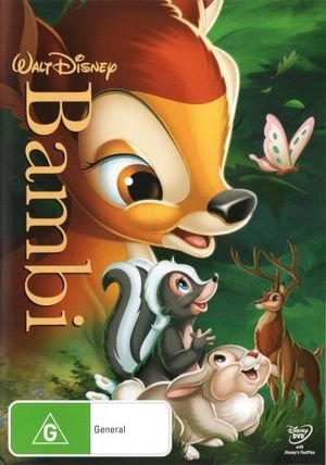 Bambi (region 4) - Movie - Elokuva - BUENA VISTA - 9398522060031 - keskiviikko 5. kesäkuuta 2013