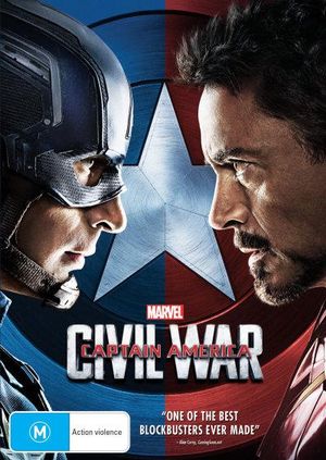 Cover for Captain America: Civil War (DVD) (2016)