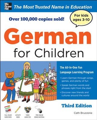 Cover for Catherine Bruzzone · German for Children with Two Audio CDs, Third Edition (Book) (2011)