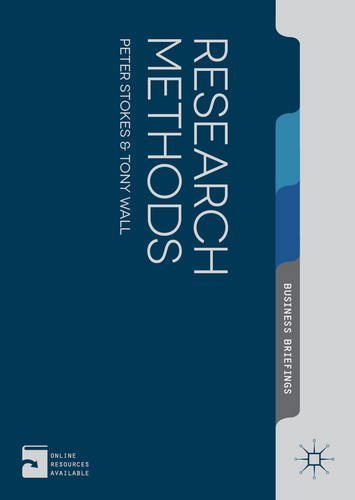 Cover for Stokes, Peter (University of Chester, Chester) · Research Methods - Macmillan Business Briefing (Pocketbok) [1st ed. 2014 edition] (2015)