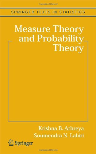 Measure Theory and Probability Theory - Springer Texts in Statistics - Krishna B. Athreya - Livros - Springer-Verlag New York Inc. - 9780387329031 - 27 de julho de 2006
