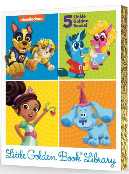Cover for Golden Books · Nickelodeon Little Golden Book Library Mighty Pup Power!; Happy Birthday, Blue!; Time to Be Kind; Sleepover Surprise; My Heart Is Bright! (Buch) (2020)