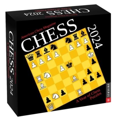 Chess 2024 Day-to-Day Calendar: A Year of Chess Puzzles - American Chess Magazine - Gadżety - Universe Publishing - 9780789343031 - 5 września 2023