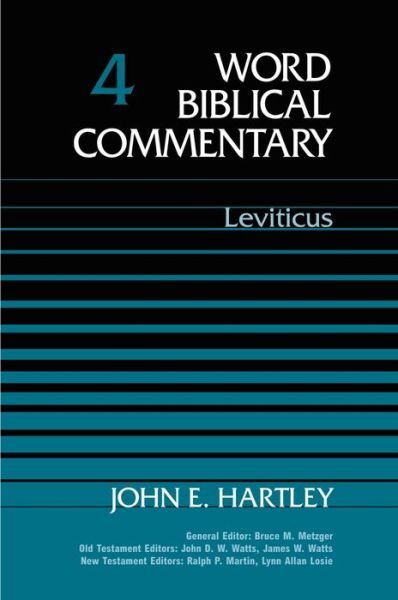 Cover for John E. Hartley · Word Biblical Commentary (Leviticus) - Word Biblical Commentary (Hardcover Book) (1992)