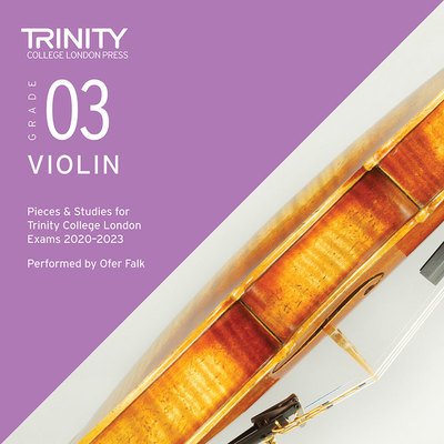 Cover for Trinity College London · Trinity College London Violin Exam Pieces From 2020: Grade 3 CD (Lydbok (CD)) (2019)