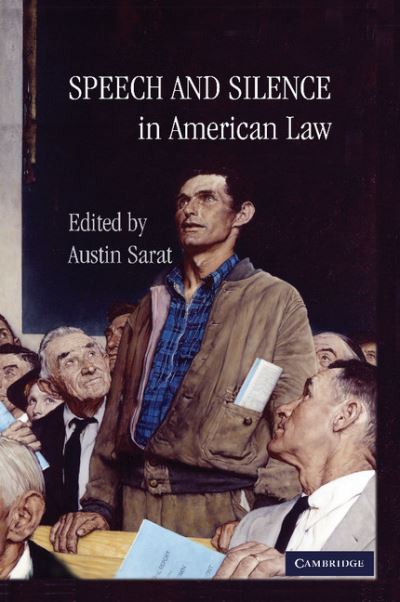 Cover for Austin Sarat · Speech and Silence in American Law (Paperback Book) (2014)