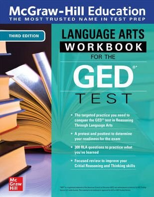 Cover for Mexico McGraw Hill Editores · McGraw-Hill Education Language Arts Workbook for the GED Test, Third Edition (Pocketbok) (2021)