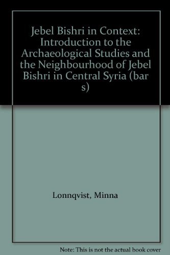 Cover for Minna Lonnqvist · Jebel Bishri in Context (British Archaeological Reports British Series) (Paperback Book) (2008)