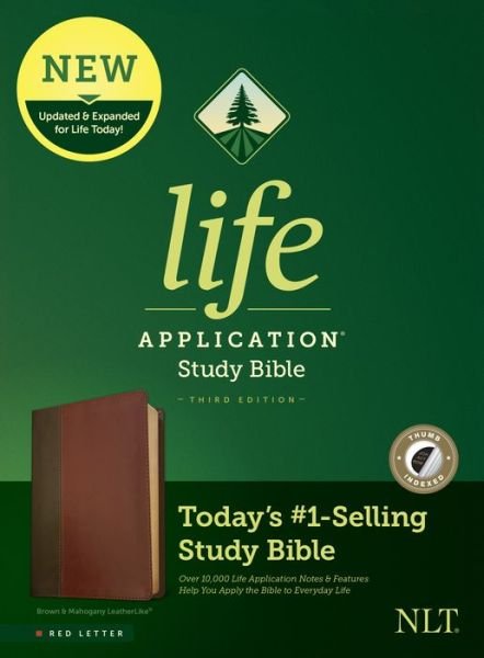 Cover for Tyndale · NLT Life Application Study Bible, Third Edition (Læderbog) (2019)