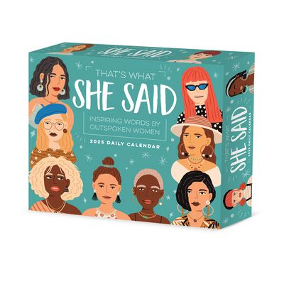 That's What She Said 2025 6.2 X 5.4 Box Calendar -  - Gadżety - Willow Creek Press Calendars - 9781549241031 - 10 września 2024