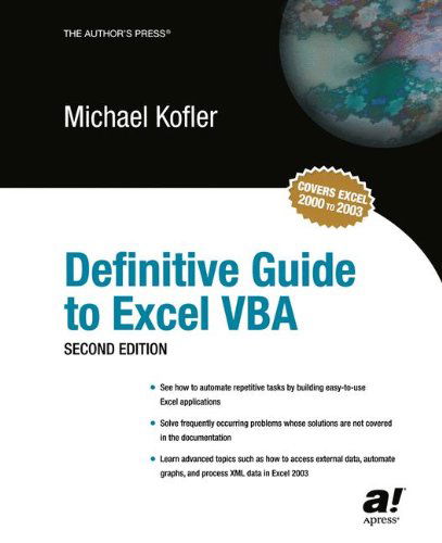 Cover for Michael Kofler · Definitive Guide to Excel VBA (Paperback Book) [Softcover reprint of the original 2nd edition] (2003)