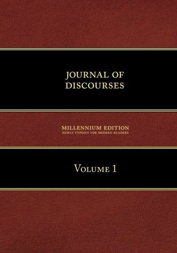 Cover for Brigham Young · Journal of Discourses, Volume 1 (Paperback Book) (2013)