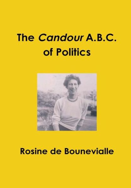 Cover for Rosine De Bounevialle · The Candour A.B.C. of Politics (Hardcover Book) (2017)