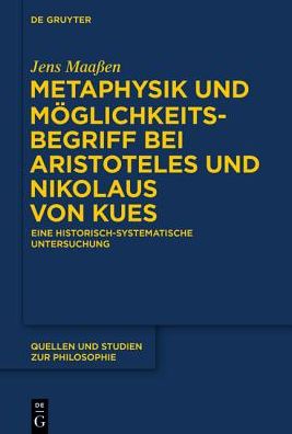 Cover for Maaßen · Metaphysik und Möglichkeitsbegri (Book) (2015)