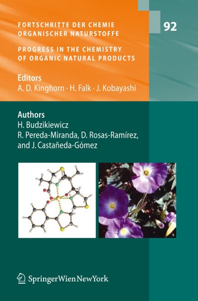 Cover for A Douglas Kinghorn · Fortschritte der Chemie organischer Naturstoffe / Progress in the Chemistry of Organic Natural Products, Vol. 92 - Fortschritte der Chemie organischer Naturstoffe   Progress in the Chemistry of Organic Natural Products (Paperback Book) [Previously published in hardcover edition] (2012)