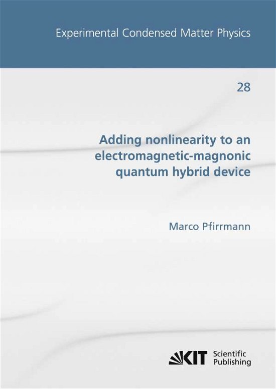 Cover for Pfirrmann · Adding nonlinearity to an ele (Book)