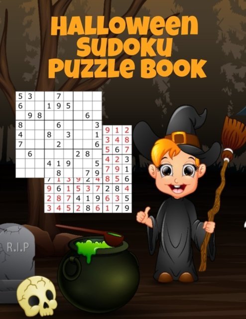 Cover for Boo Spooky · Halloween Sudoku Puzzle Book: Easy To Medium To Hard Puzzle Books - Memory Puzzles To Keep You Sharp At Numbers For Adults, Children &amp; Elderly Seniors (Paperback Book) (2019)