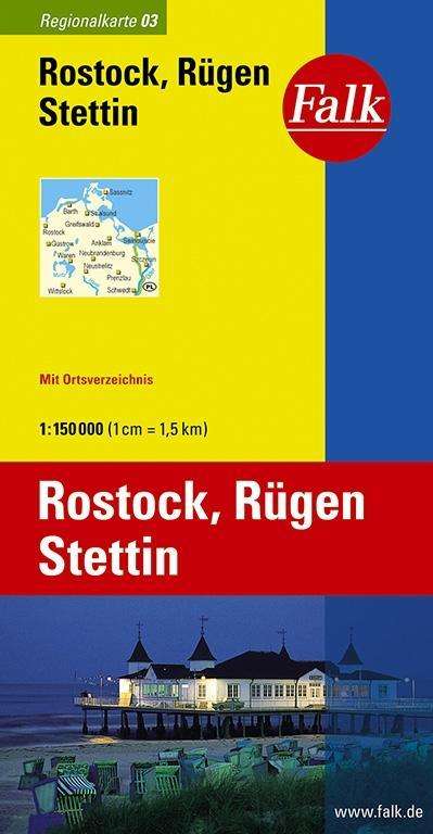 Cover for Mair-Dumont · Falk Pl. Rostock,Rügen,Stettin (Book) (2009)