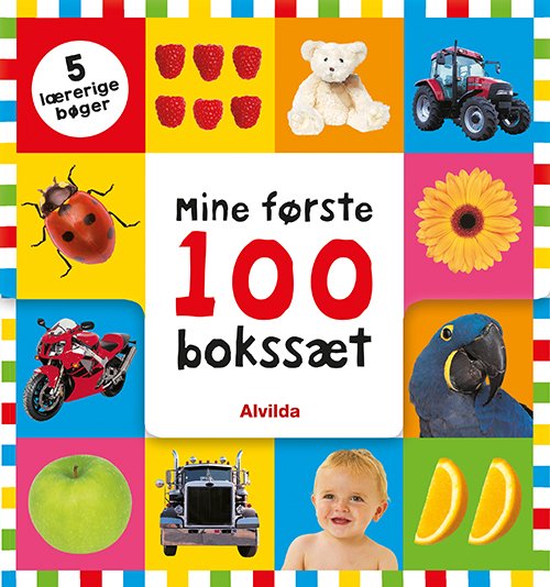 Cover for Mine første 100 - bokssæt (5 lærerige bøger) (Paperback Book) [1er édition] (2018)