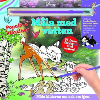 Cover for Måla med vatten : Disney Söta Djur (Kartonbuch) (2023)