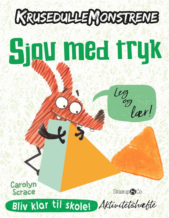Cover for Carolyn Scrace · Krusedullemonstrene: Krusedullemonstrene – Sjov med tryk (Hæftet bog) [1. udgave] (2022)