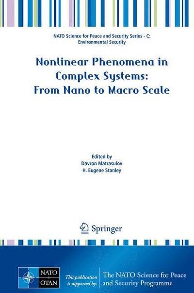 Cover for Davron Matrasulov · Nonlinear Phenomena in Complex Systems: From Nano to Macro Scale - NATO Science for Peace and Security Series C: Environmental Security (Inbunden Bok) [2014 edition] (2014)
