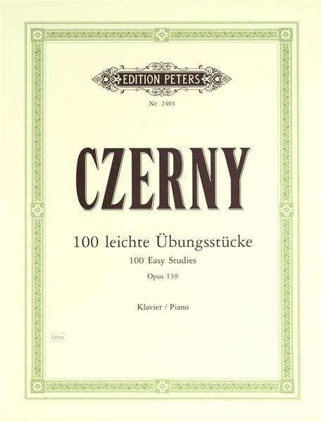 Cover for Czerny · 100 leichte Übungsstücke für Kla (Buch) (2022)