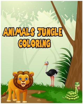 Cover for Karbooks · Animals Jungle Coloring (Paperback Book) (2020)