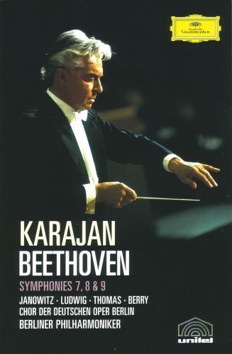 Cover for Karajan · Beethoven: Symphonies 7, 8 &amp; 9 (DVD) (2005)