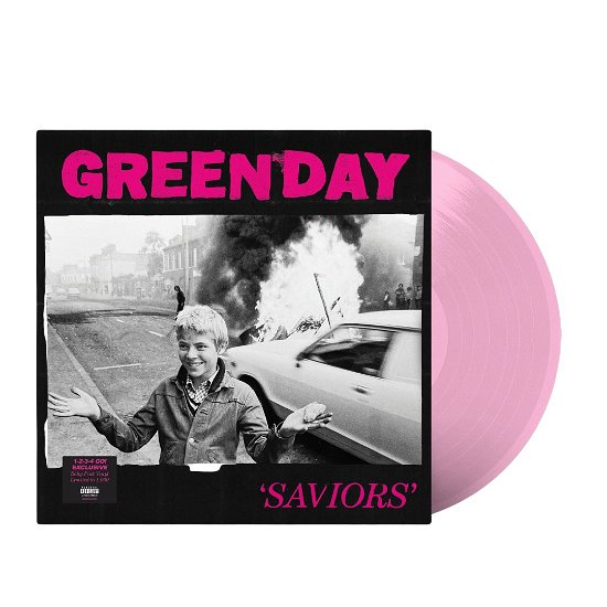 Cover for Green Day · Saviors (LP) [iMusic Exclusive Light Rose Vinyl edition] (2024)