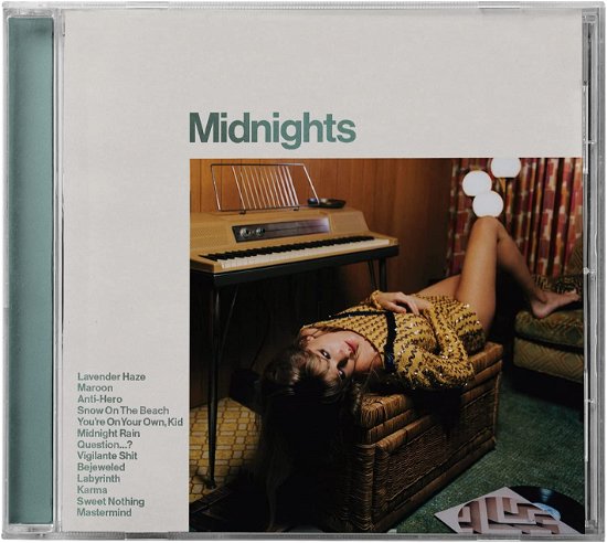 Cover for Taylor Swift · Midnights [Jade Green Edition] (CD) [Clean edition] (2022)