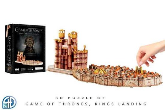 4D CityScape Puzzle - Game of Thrones - Kings Landing - Coiled Springs - Fanituote - GAME OF THRONES - 0714832510032 - lauantai 25. kesäkuuta 2016