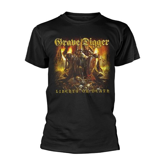 Cover for Grave Digger · Liberty or Death (T-shirt) [size XL] [Black edition] (2020)