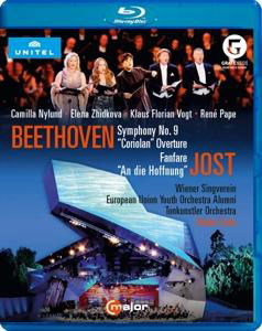 Cover for Nylund / Vogt / Pape / Sado / Tonkünstler-Orchester · Beethovensymphony No 9 (Blu-ray) (2017)