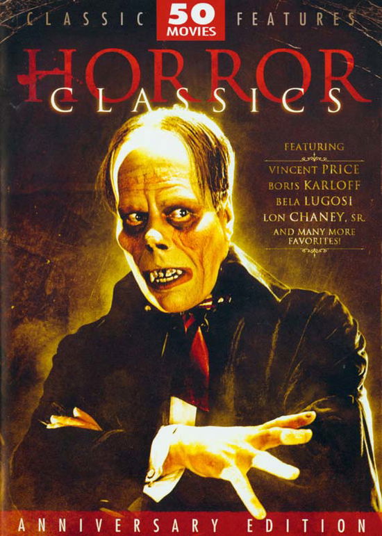 Cover for Horror Classics 50 Movie Megapack (DVD) (2019)