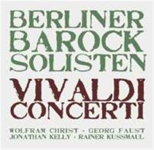 Berliner Barock Solisten · Vivaldi: Concerti (CD) [Japan Import edition] (2021)