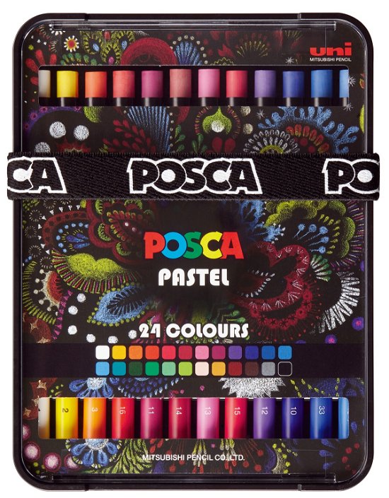 Cover for Posca · Pastels - Bright &amp; Intense Colors (24 Pcs) (402022) (Leketøy)
