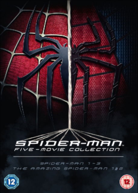 Cover for Spider-man - Five Film Collect · Spider-Man Complete 5-Film Boxset (DVD) (2016)