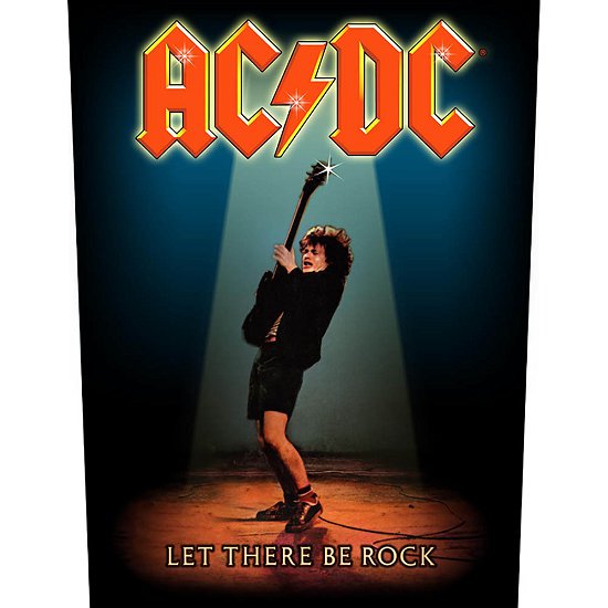 Cover for AC/DC · AC/DC Back Patch: Let There Be Rock (MERCH) [Black edition] (2019)