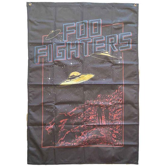 Foo Fighters Textile Poster: UFOs (Ex-Tour) - Foo Fighters - Koopwaar -  - 5056561067032 - 