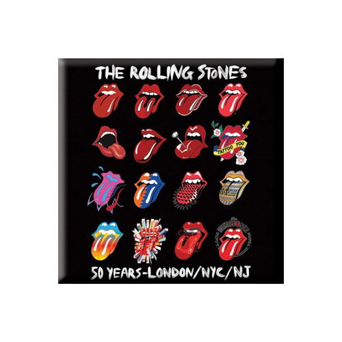 The Rolling Stones Fridge Magnet: Tongue Evolution (2 inch) - The Rolling Stones - Merchandise - Bravado - 5056561096032 - October 17, 2014