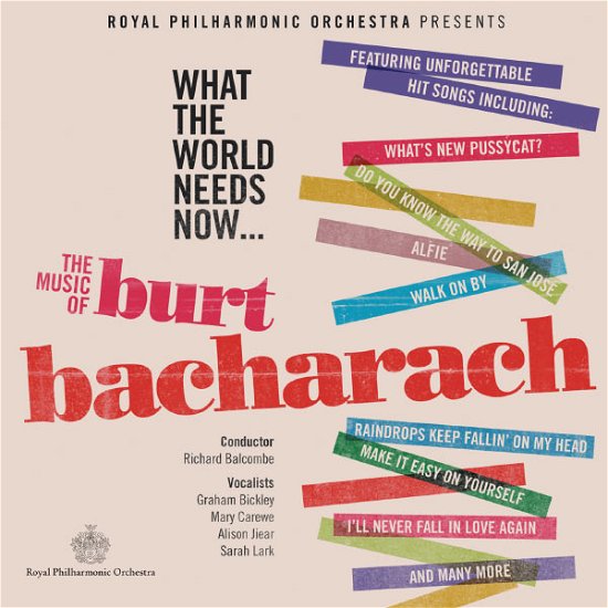 Cover for Bickleycarewejiear · Bacharachwhat The World (CD) (2013)