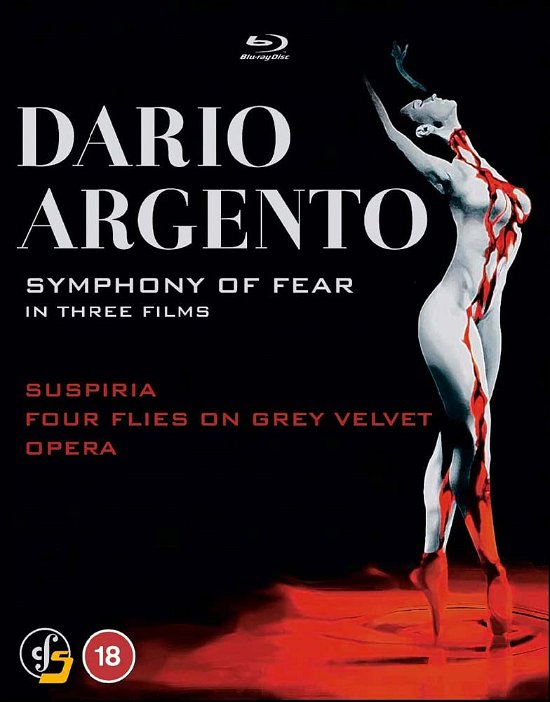 Cover for Dario Argento Box Set Suspiria Opera Four · Dario Argento - Suspiria / Opera / Four Flies On Grey Velvet (Blu-ray) (2022)