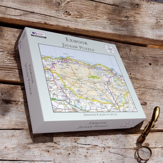 Cover for OS Map 500 Piece Premium Jigsaw Puzzle - Exmoor National Park (Brinquedos) (2025)