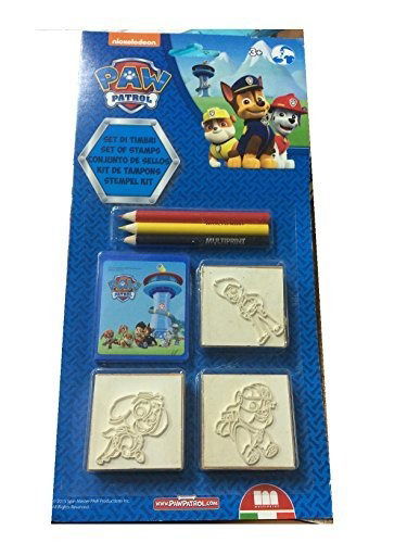 Cover for Multiprint · Multiprint 3903 - Blister Of 3 Stamps - Paw Patrol (Toys)