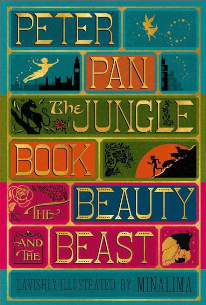 Cover for J. M. Barrie · Illustrated Classics Boxed Set: Peter Pan, Jungle Book, Beauty and the Beast (Hardcover bog) (2017)