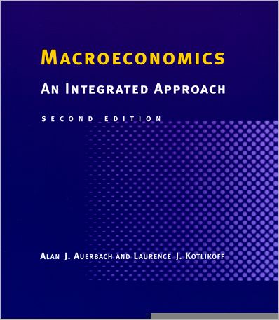 Cover for Auerbach, Alan J. (University of California) · Macroeconomics: An Integrated Approach - The MIT Press (Paperback Book) [Second edition] (1998)